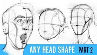 Draw ANY Head Type with the Loomis Method - Part 2