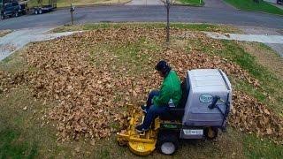 Leaf Removal ► Fall Cleanup ► Lawn Care Vlog # 88