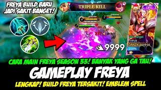 FREYA ITEM BARU = SAKIT BANGETCARA MAIN FREYA TERBARUBUILD FREYA TERSAKIT 2024GAMEPLAY FREYA EXP