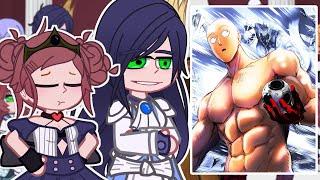 Valkyries React to Saitama vs Garou || Record of Ragnarok || Tiktok || Gacha React