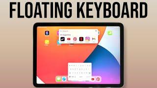 Activate and deactivate Floating keyboard on Apple iPad