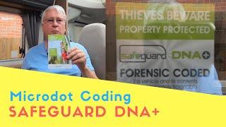 Safeguard DNA+ Microdot Coding - Security Marking For Caravans And Motorhomes