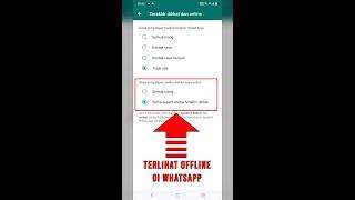 Tidak Terlihat Online di WhatsApp