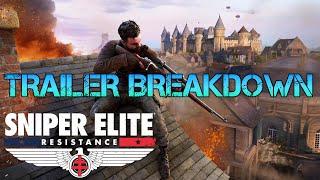 Reveal Trailer BREAKDOWN & INTEL w/ GAMEPLAY | Sniper Elite Resistance | DEJA VU