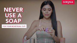 How to use the Sirona Menstrual Cup Wash? | Period Care | Sirona Hygiene