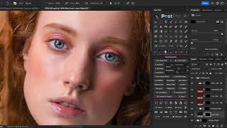NEW! Portrait Headshot & Beauty Retouching in 4 Steps - Photoshop Tutorial with Post Pro plugin.