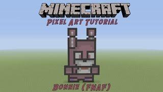 Minecraft Pixel Art Tutorial: Bonnie (Five Nights At Freddy's)