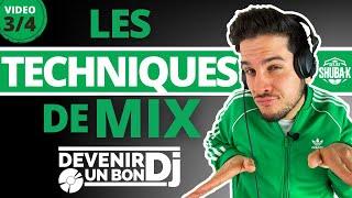 Comment MIXER  3/4 ?  TECHNIQUES MIX & CUT sur PLATINES VINYLES - Cours de mix en FRANÇAIS - 2020