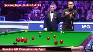 Snooker UK Championship Open Ronnie O’Sullivan VS Ali Carter ( Frame 10 & 11 & 12 & 13 )