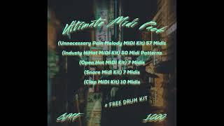 ULTIMATE MIDI Pack (Pain Melody Midis, HiHat Midis, Snare Midis, etc..)