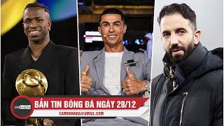 BẢN TIN 28/12 | RONALDO CHÊ BAI LIGUE 1, VINI GIÀNH QBV DUBAI 2024, AMORIM NGUY CƠ BỊ MU SA THẢI