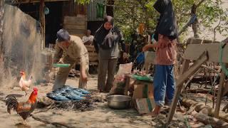 Authentic Village style Fish BBQ  - indo village life - rainymood02