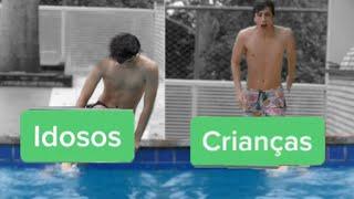 Gerações Pulando na Piscina