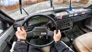 1991 MOSKVICH 2141 1.6 MT - POV TEST DRIVE