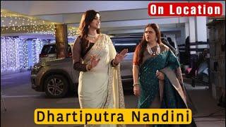 On Location Dhartiputra Nandini | Sumitra Ki Baton Me Nahi Aayi Kamya |