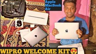 Wipro welcome kit MacBook Air l Wipro surprised Me With MacBook series MGN73HN fresher 2022 Batch