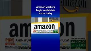 NOT SO JOLLY: Amazon workers strike on Black Friday, Cyber Monday #shorts