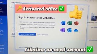 How to activate office without Product key 