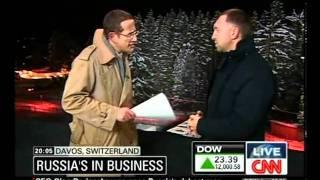 CNN - Interview with Oleg Deripaska in Davos