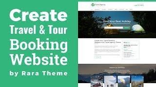 How to Make Travel & Tour Booking Website | Travel Agency WordPress Theme Customization Tutorial