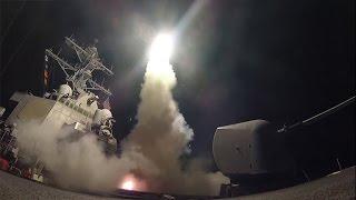 US fire tomahawk missiles at Syrian air base