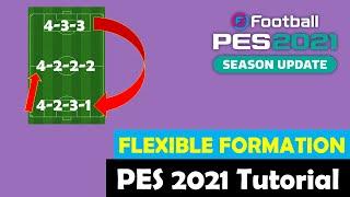 PES 2021 ️ TUTORIAL - FLEXIBLE FORMATION erklärt !!! [German/Deutsch]