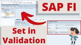 Set in SAP FI Validation | Prerequisite for Multiple Values in SAP FI