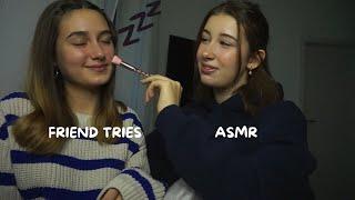 MY FRIEND TRIES ASMR pt.2