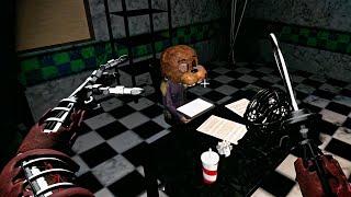 JUGANDO COMO FOXY ATACANDO AL GUARDIA DE SEGURIDAD / FNAF 2 PLAYABLE ANIMATRONICS