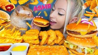 ASMR EATING MCDONALDS, BURGER, CHICKEN NUGGETS, FRIED SHRIMPS 패스트푸드 (With ASMR_cravings) MUKBANG 먹방