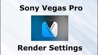 Sony Vegas Pro 14 Render Settings for YouTube 1080p60 [EN]