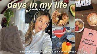 VLOG: casual week in my life, going out, cozy days at home & very honest girl talk!