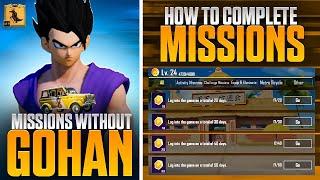 How To Complete All Missions Easily - Trick To Complete Dragon Ball Missions - Pubg Mobile