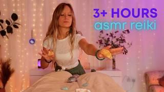 3+ Hours Of ASMR Reiki For Deep Sleep, Relaxation And Healing  Reiki, Crystals, Personal Attention