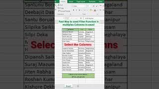 Fast way to you filter option in multiple columns