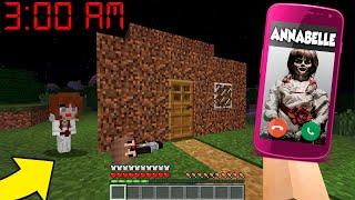 QUIEN LLAMO A BEBE NOOBSI A LAS 3 AM ¿ANNABELLE? - MINECRAFT TROLL + ROLEPLAY