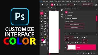 How To CUSTOMIZE The Photoshop Interface Color [2 Quick Hacks]