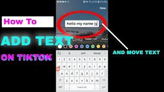 How to add TEXT and TIME it to Move or Scroll in TIKTOK (STEP BY STEP)