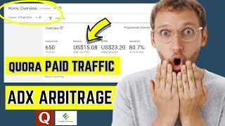 Increase Google Adx earning with Quora Paid Traffic || $15-$20 Daily