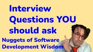 Interview Questions YOU should ask - Nuggets of Software Development Wisdom