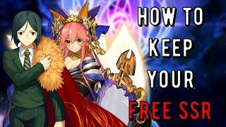 [FGO] How To KEEP Your FREE SSR from the 5 Star Ticket