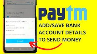 How to Add Bank Account in Paytm and Send Money? | Add Beneficiary in Paytm