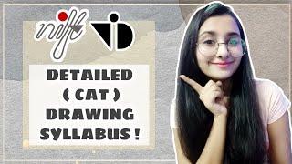 NIFT NID DETAILED DRAWING SYLLABUS  | NIFT CAT SYLLABUS  SYLLABUS EXPLAINED | 2023 EXAM PREPARATION