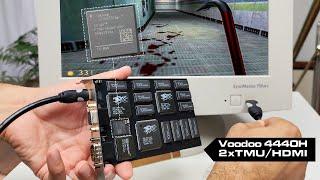 This 3dfx custom Voodoo 1 card has HDMI output...