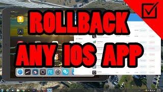 How to roll back IOS Apps to previous versions