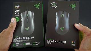 Unboxing the NEW Razer DeathAdder V2 and Comparison to DeathAdder Elite!