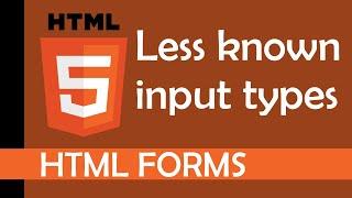 Less Known Input Types in HTML