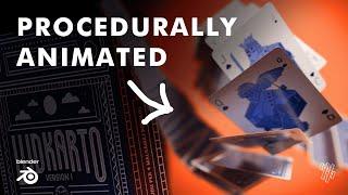 How I Made Creative Playing Cards Animations for @BALOPRISONNIER - Blender Geometry Nodes Tutorial