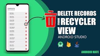 How to Delete Records in Firebase Firestore from Android RecyclerView | Android Studio 