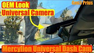 Mercylion Universal Dash Cam.  4k Front and 2k Rear.  Easy, Clean Install.  No Dangling Wires!